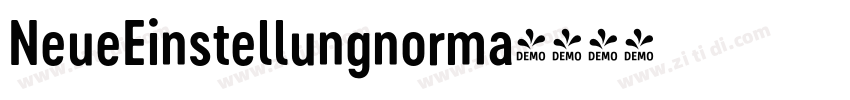 NeueEinstellungnorma字体转换