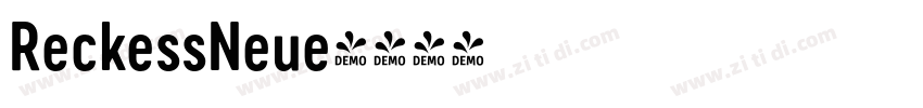 ReckessNeue字体转换