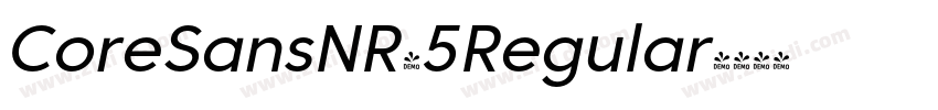 CoreSansNR45Regular字体转换