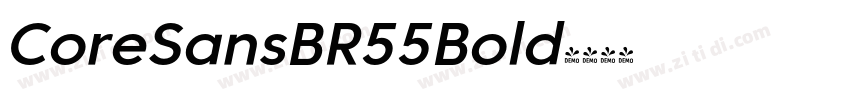CoreSansBR55Bold字体转换