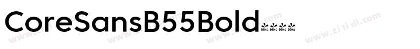 CoreSansB55Bold字体转换