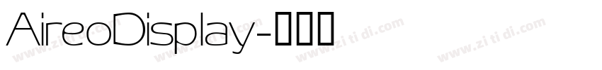 AireoDisplay字体转换
