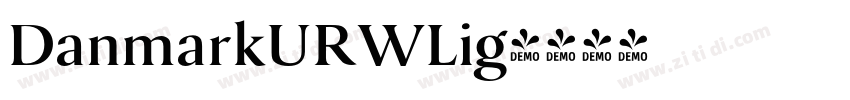 DanmarkURWLig字体转换