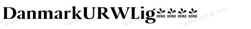 DanmarkURWLig字体转换