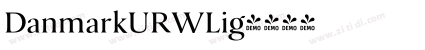 DanmarkURWLig字体转换