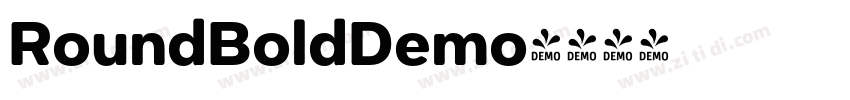 RoundBoldDemo字体转换