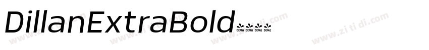 DillanExtraBold字体转换
