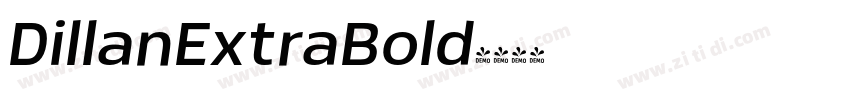 DillanExtraBold字体转换