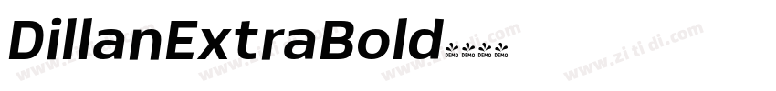 DillanExtraBold字体转换