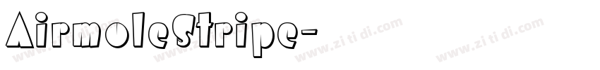 AirmoleStripe字体转换