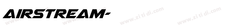 airstream字体转换