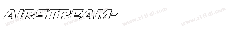 airstream字体转换