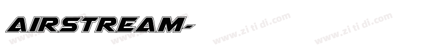 airstream字体转换