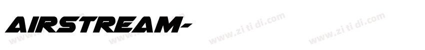 airstream字体转换