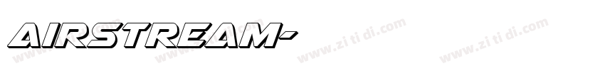 airstream字体转换