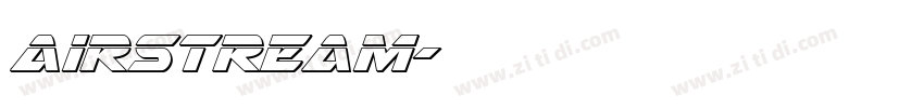 airstream字体转换