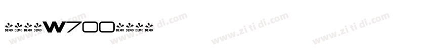 江域圆体w700字体转换