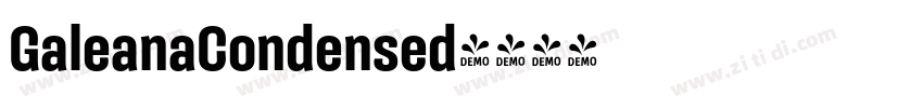 GaleanaCondensed字体转换