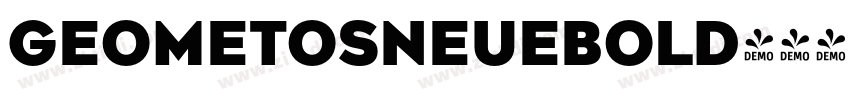 GeometosNeueBold字体转换