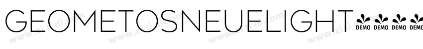GeometosNeueLight字体转换