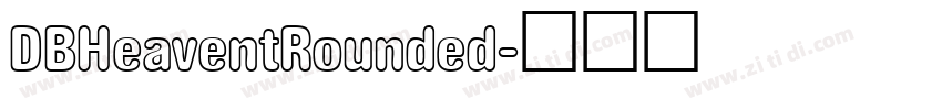 DBHeaventRounded字体转换