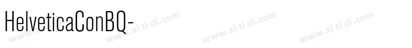 HelveticaConBQ字体转换