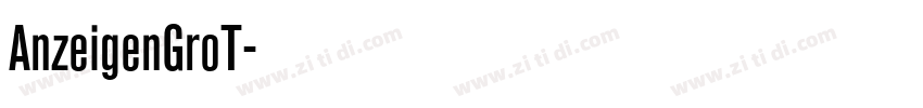 AnzeigenGroT字体转换