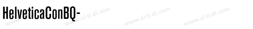 HelveticaConBQ字体转换