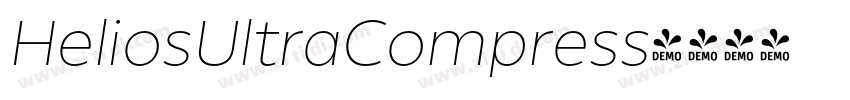 HeliosUltraCompress字体转换 HeliosUltraCompress字体转换