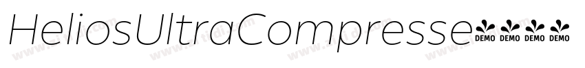 HeliosUltraCompresse字体转换