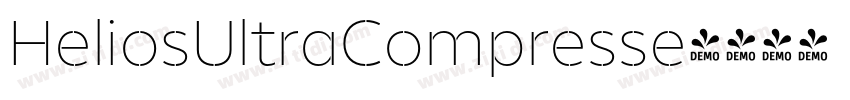 HeliosUltraCompresse字体转换
