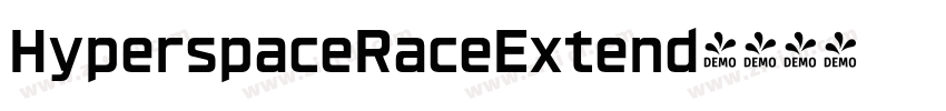 HyperspaceRaceExtend字体转换