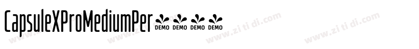 CapsuleXProMediumPer字体转换