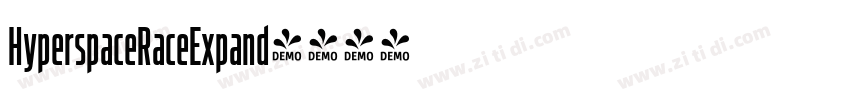 HyperspaceRaceExpand字体转换