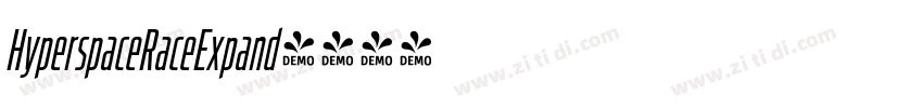 HyperspaceRaceExpand字体转换