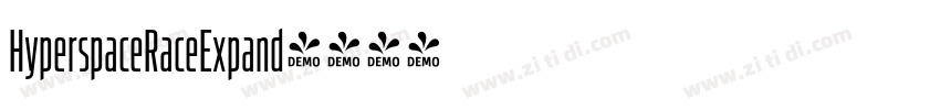 HyperspaceRaceExpand字体转换