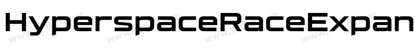 HyperspaceRaceExpand字体转换