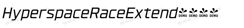 HyperspaceRaceExtend字体转换