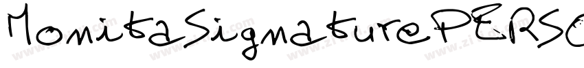 MonitaSignaturePERSO字体转换