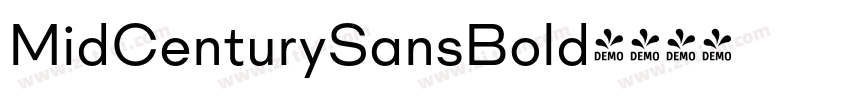 MidCenturySansBold字体转换