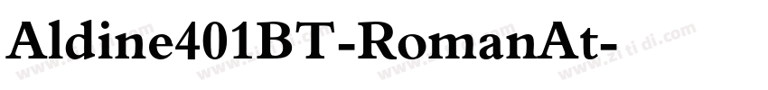 Aldine401BT-RomanAt字体转换