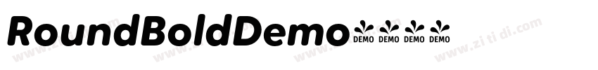 RoundBoldDemo字体转换