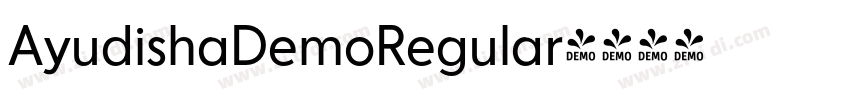 AyudishaDemoRegular字体转换 AyudishaDemoRegular字体转换