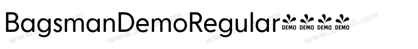 BagsmanDemoRegular字体转换 BagsmanDemoRegular字体转换