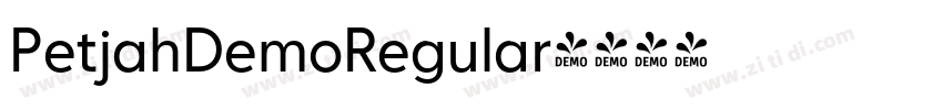 PetjahDemoRegular字体转换