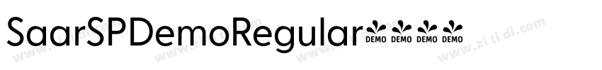 SaarSPDemoRegular字体转换