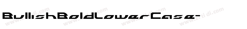 BullishBoldLowerCase字体转换