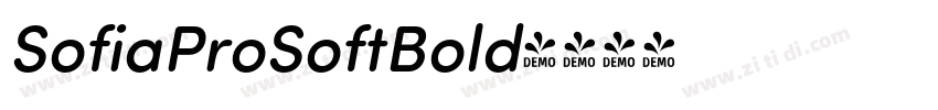 SofiaProSoftBold字体转换