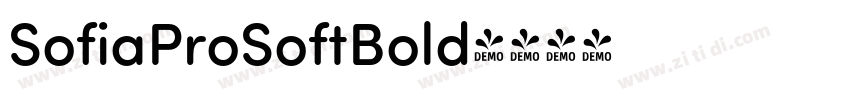 SofiaProSoftBold字体转换