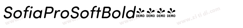 SofiaProSoftBold字体转换